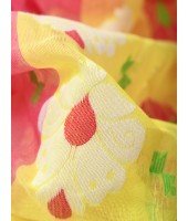  Resham Dhakai Jamdani Cotton Handloom Saree Aam Kolka Design Jamdani Saree(Yellow Pink)