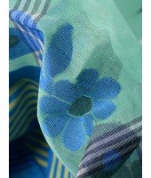 Traditional Pure Handloom Cotton Saree Flower Leaf Kolka Woven Design Without Blouse Piece (Firoza)