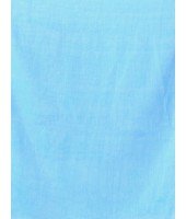  Fancy Trendy Solid Transparent Design Pure Cotton Handloom MulMul Saree (Blue)