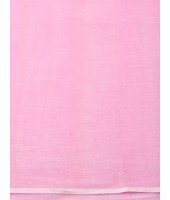  Fancy Trendy Solid Transparent Design Pure Cotton Handloom MulMul Saree (Pink)