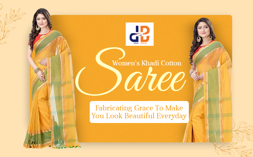 dB-DESH-BIDESH-Womens-Khadi-Cotton-Saree-With-Blouse-Piece-DB060121JH-_Yellow-Gr